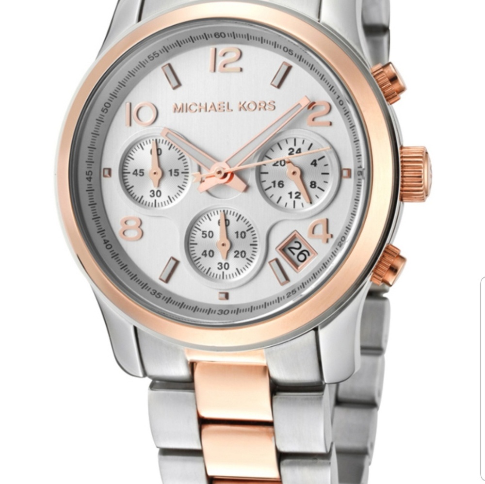 Michael Kors MK5361 Two Tone Runway Watch